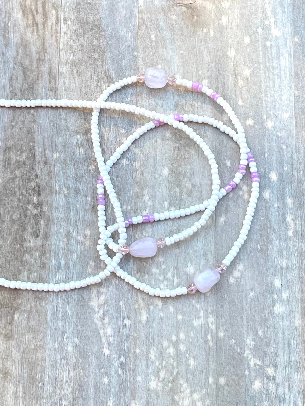 Rose Quartz Gemstone Waist Bead
