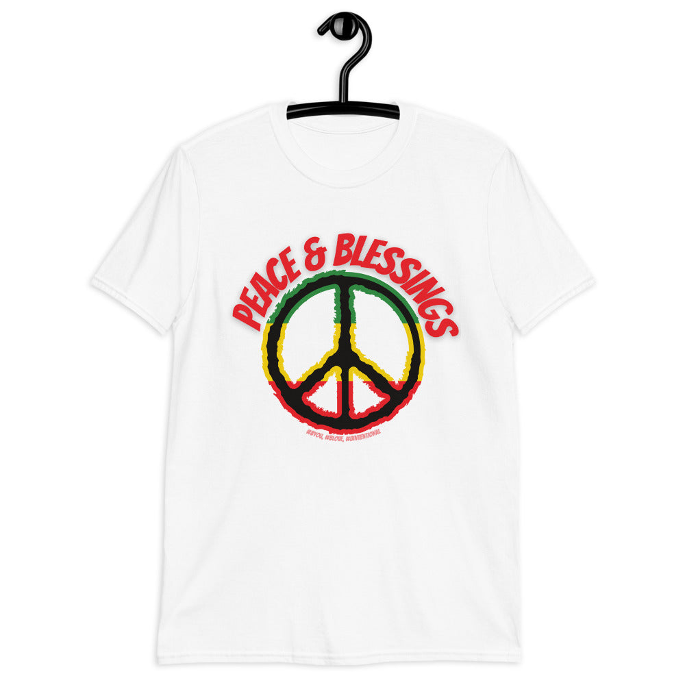 “Peace & Blessings” Unisex Statement Tee
