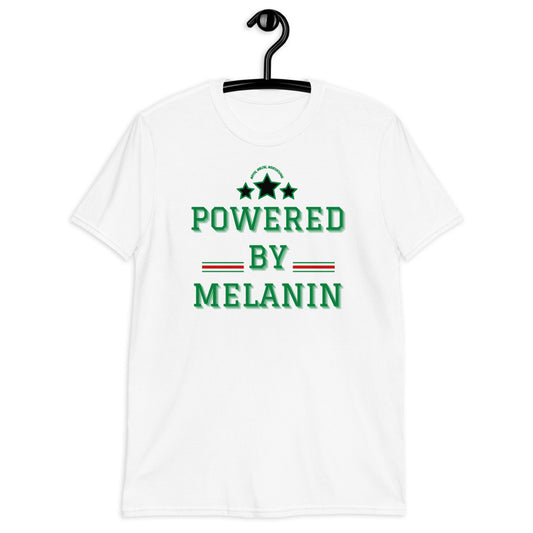 “Green Powered by Melanin” Unisex Statement Tee