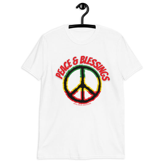 “Peace & Blessings” Unisex Statement Tee