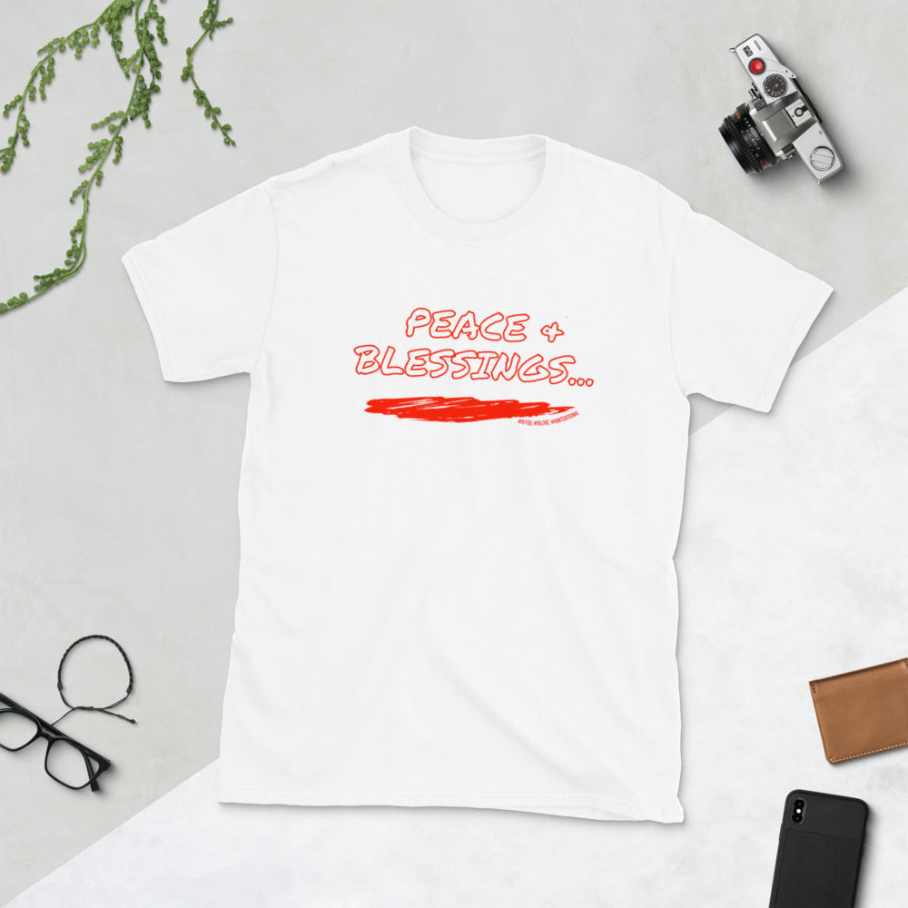 “Peace & Blessing” Unisex Statement Tee